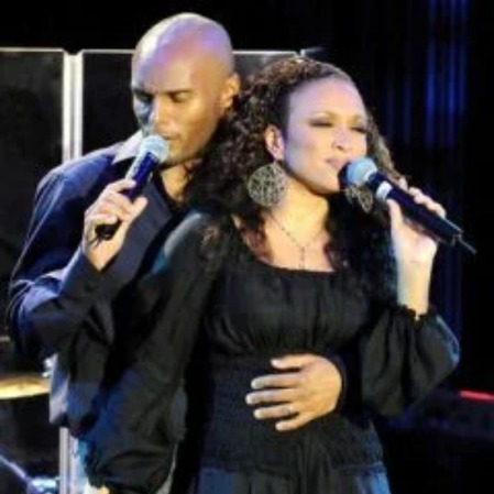 Kenny Lattimore and Chante Moore together.